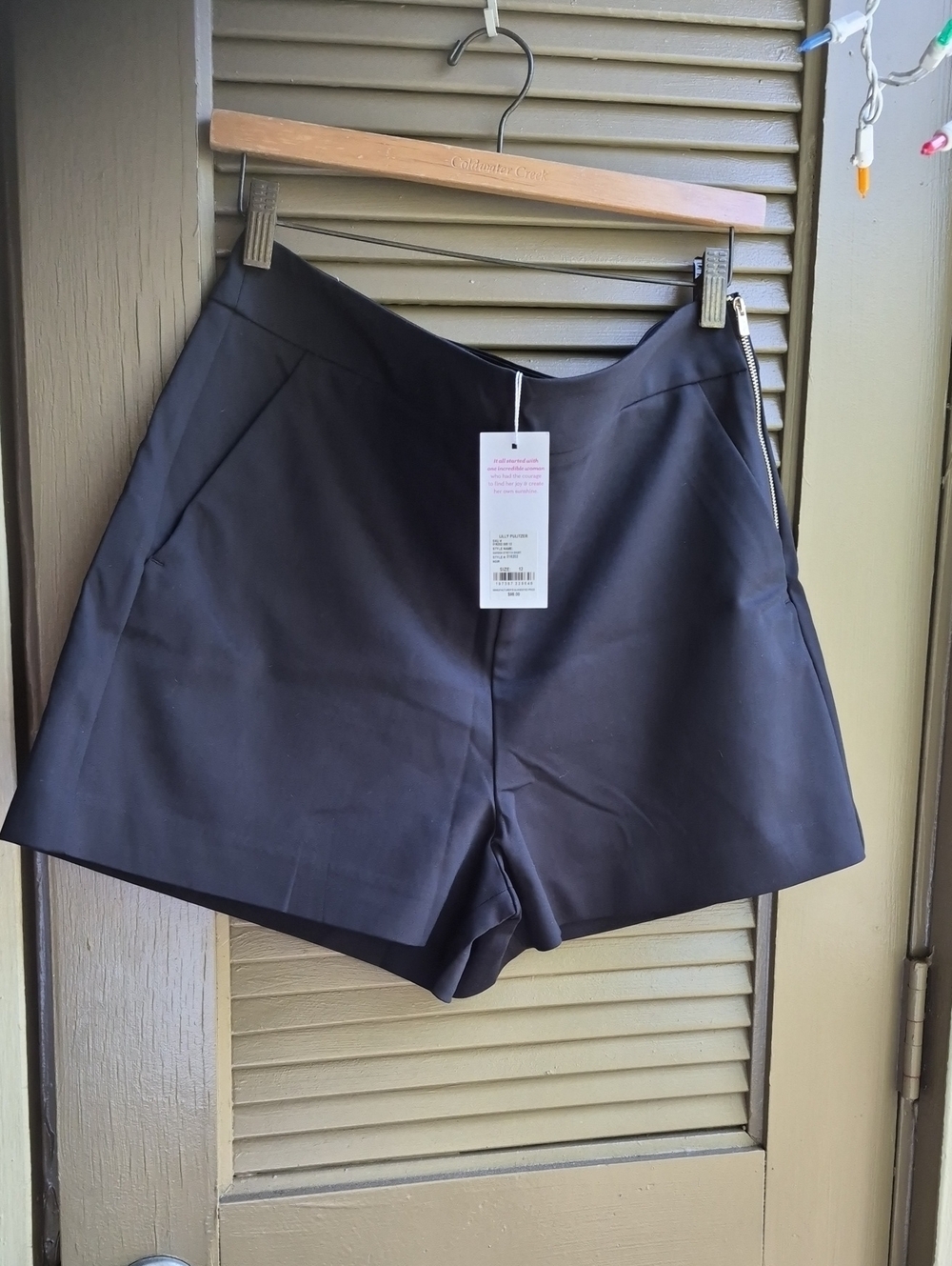 Lilly Pulitzer 3" Sarissa Stretch Short Black Cargo Shorts